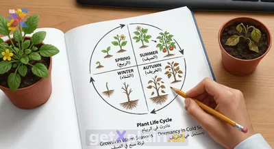 What happens to plants during their yearly life cycle?