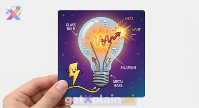 What Makes an Incandescent Light Bulb Glow Brightly?