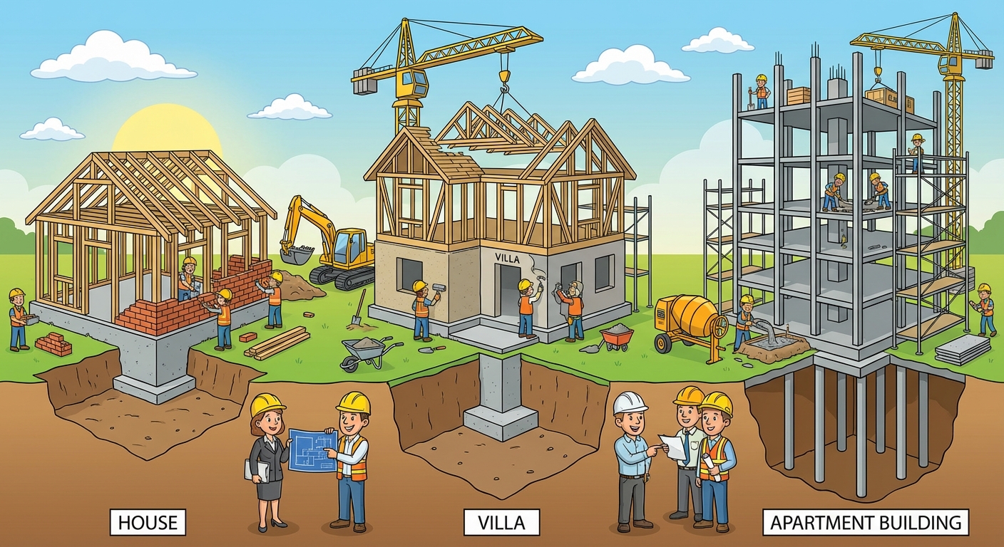 How Are Our Homes Built: From Ground Up?