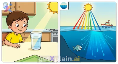لماذا تبدو المحيطات زرقاء بينما الماء صافٍ؟