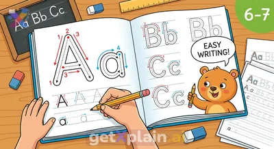 How Can We Learn to Write English Letters Easily?