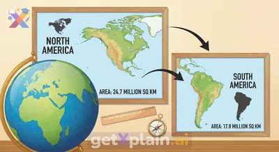 How Do New World Continents Rank by Size?