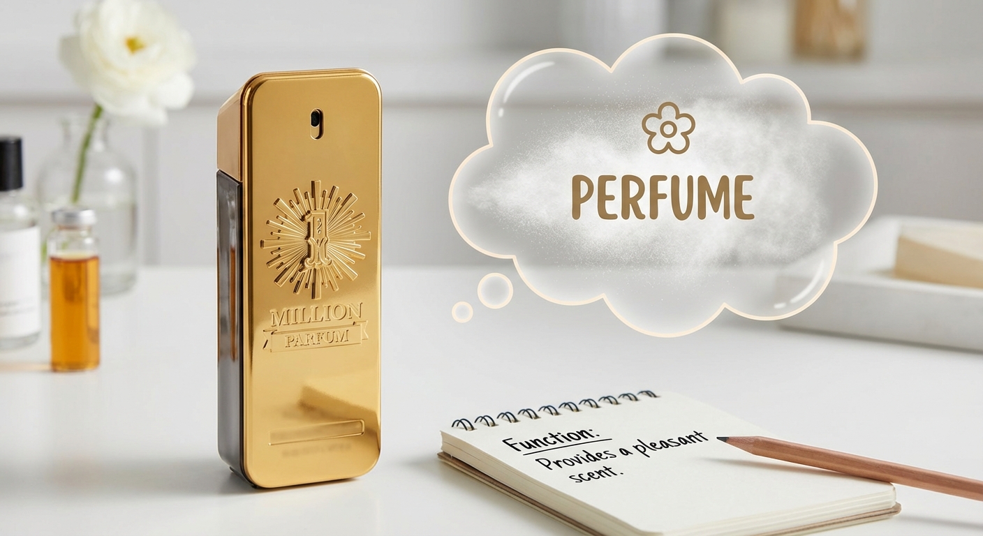 What Product is in this Gold Bar-Shaped Bottle?