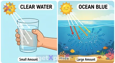 Why Does the Ocean Look Blue When Water is Clear?