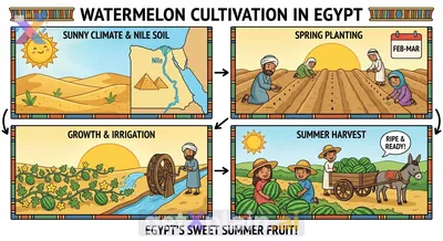 How Do Watermelons Grow in Egypt?