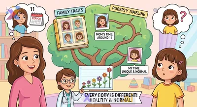 Is Puberty Timing Inherited from My Mom?
