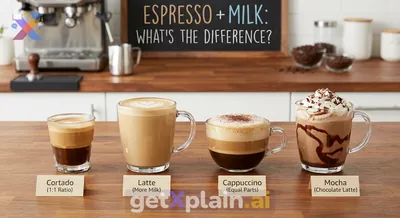 What's the Difference: Cortado, Latte, and Cappuccino?