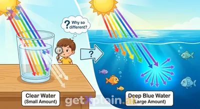 Why Does the Ocean Look Blue When Water is Clear?