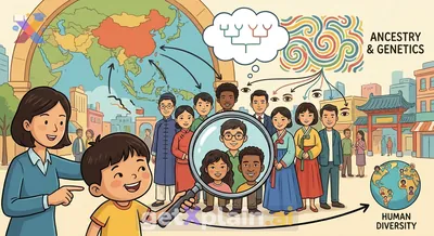 Why Do People from Different Regions Share Some Features?