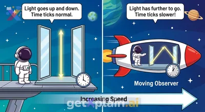 Why Does Time Seem to Slow Down for Fast Travelers?