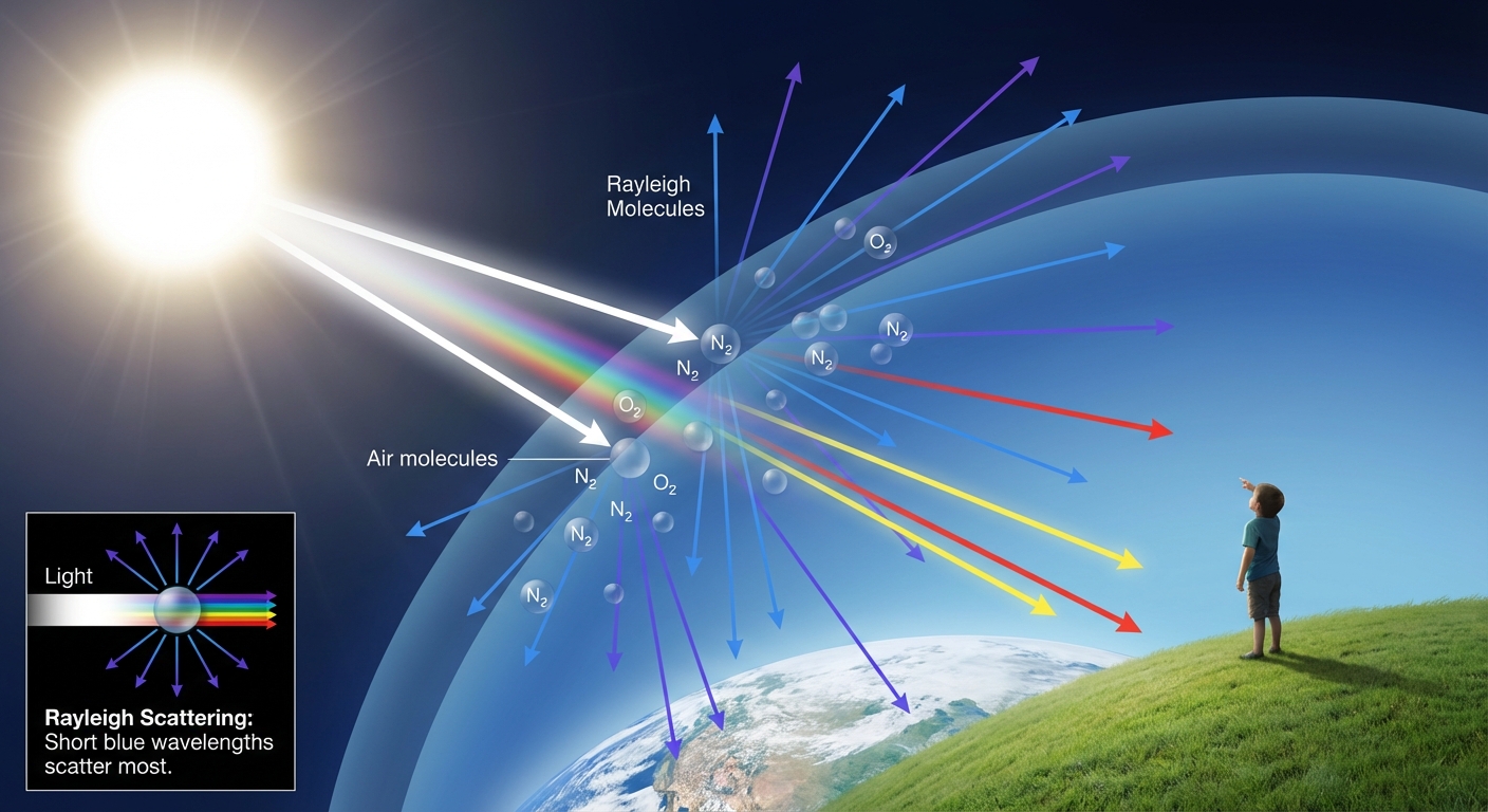 Why Does the Sky Look Blue to Us?