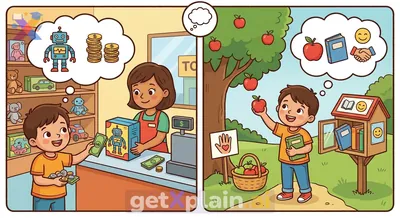 How Can We Get Things With Money and For Free?
