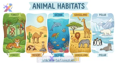 Where Do Different Animals Live Around the World?