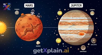 How are Mars and Jupiter Alike and Different?