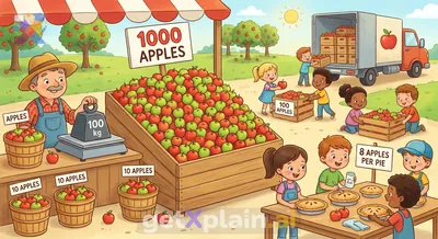 What Can We Explore with 1000 Apples?