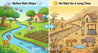 What Happens if Rain Stops Falling?