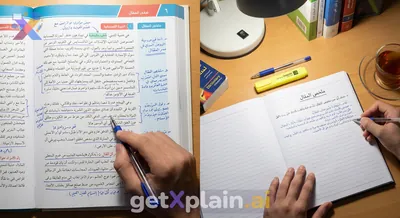 How to Summarize an Annotated Arabic Textbook Page?