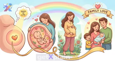 كيف ينمو الأطفال ويأتون إلى العالم؟