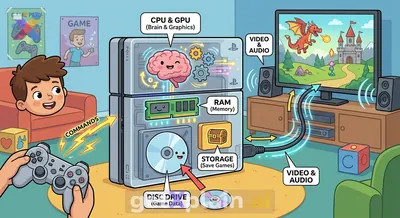 How Do Video Game Consoles Like PlayStation Work?