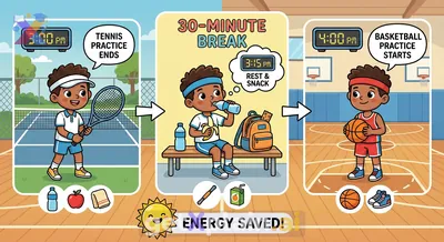 How Can Young Athletes Stay Energized Between Practices?