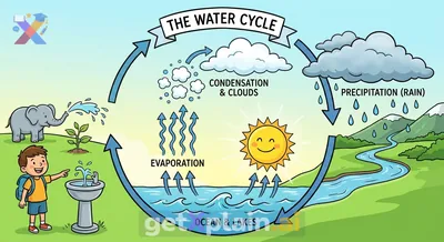 How Do Water Droplets Form and Rain Fall?