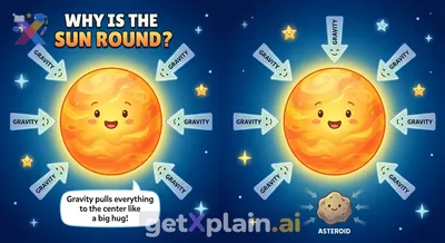 What Makes the Sun a Sphere?