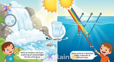 Why Does Water Look White and the Ocean Blue?