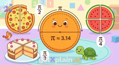 What are Pi, Pi/2, Pi/3, and Pi/4?