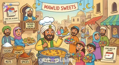 Who First Created the Delicious Mawlid Sweet?