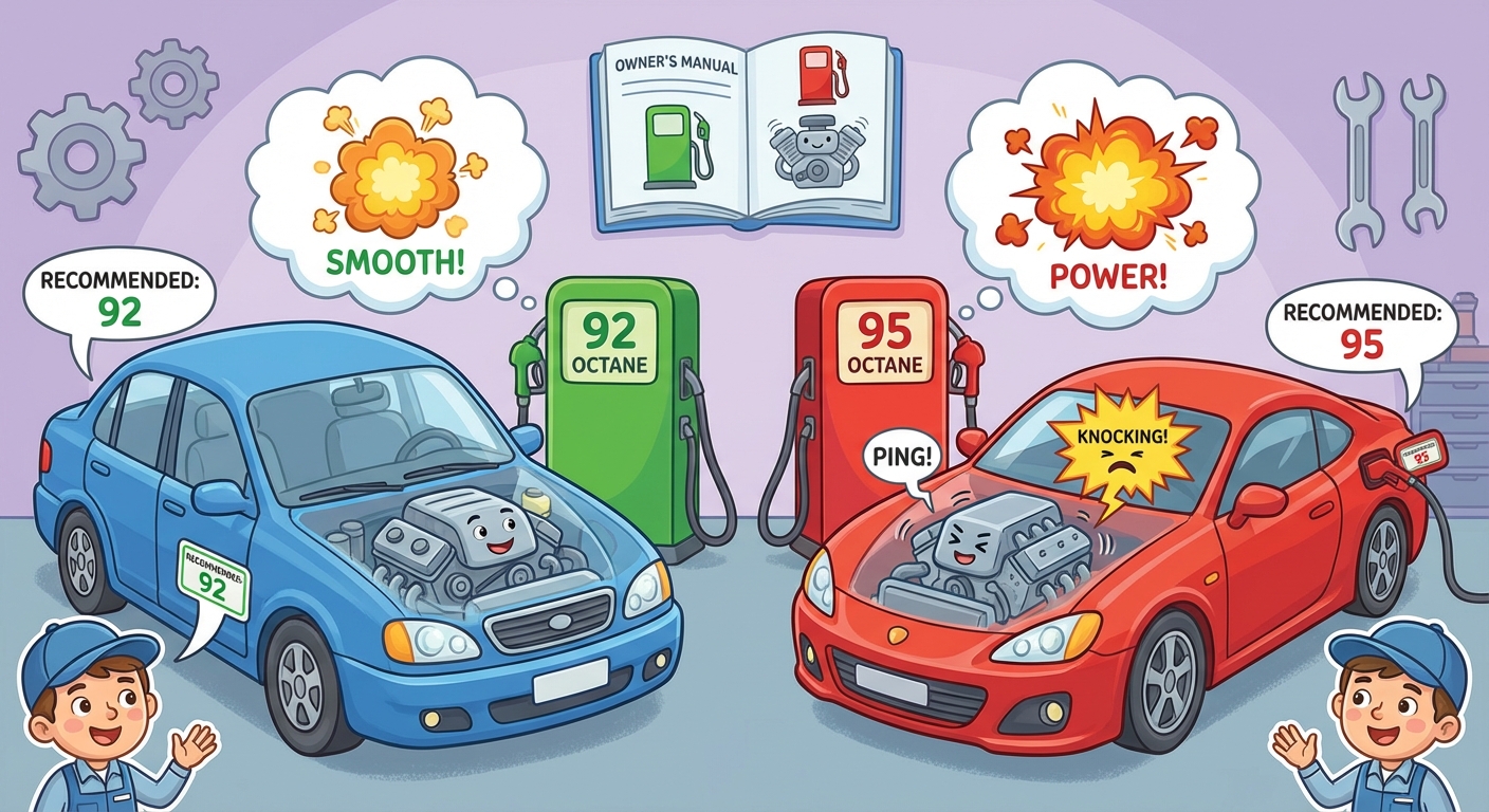 What's the Difference Between Gasoline 95 and 92?
