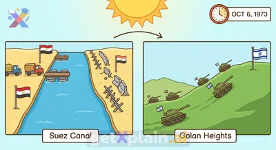 What Significant Events Marked the Beginning of the October War?