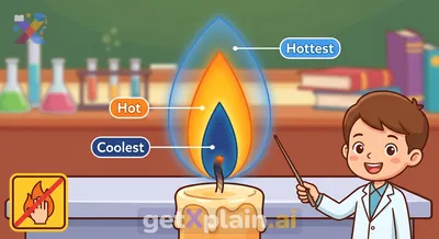 What Are the Different Layers of a Fire's Flame?