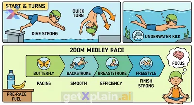 How Can I Excel in My 200-Meter Medley Swim?