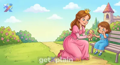 How Did Princess Mary Help a Crying Girl?