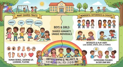 What Are Some Differences and Similarities Between Boys and Girls?