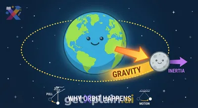 Why Does the Moon Orbit Our Earth?