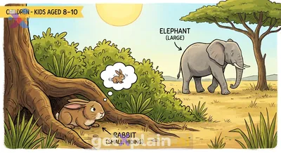 Where Would a Scared Rabbit Hide From an Elephant?