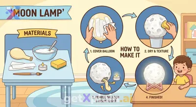 How Can We Make Our Own Moon Lamp?