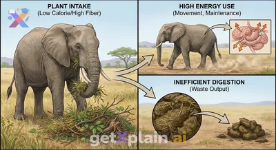 How Do Elephants Eat Many Vegetables and Stay Healthy?