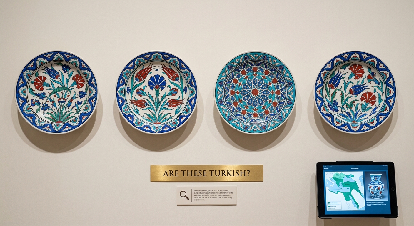 Which Culture Do These Decorative Plates Represent?