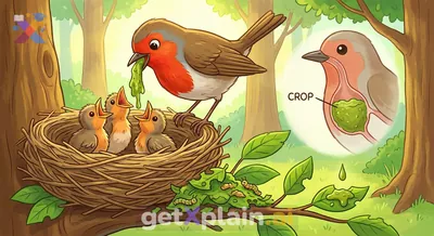 Why Do Birds Sometimes Regurgitate Green Sticky Stuff?