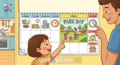 Why Do Some Families Visit the Park Only on Fridays?