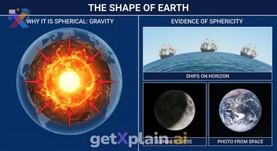 Why is Earth spherical, and what proves it?