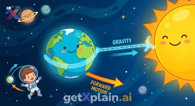 What Stops Our Heavy Earth from Falling?