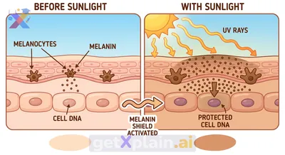 How Does Sunlight Change Our Skin Color?