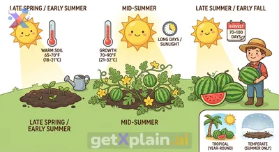 When is the Best Time to Grow Watermelons?