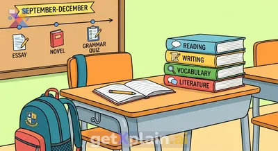 What Topics Are Covered in 6th Grade English, First Term?