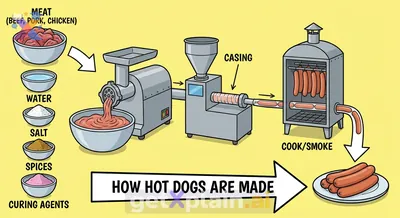 What Ingredients Make Up a Hot Dog?