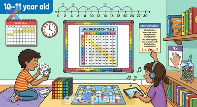 What are fun and easy ways to learn multiplication tables?