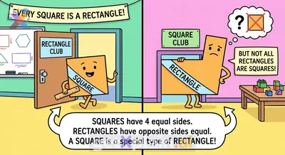 Are All Squares Rectangles? Exploring Shape Definitions
